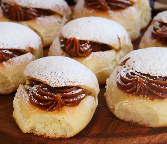 Receta de Miguelitos con dulce de leche