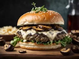 Receta de Hamburguesa de champiñones