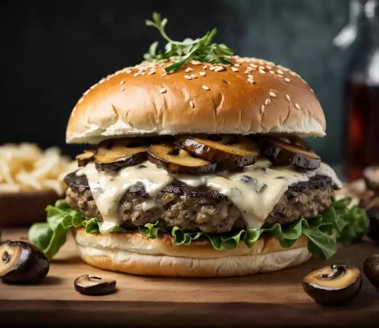 Receta de Hamburguesa de champiñones
