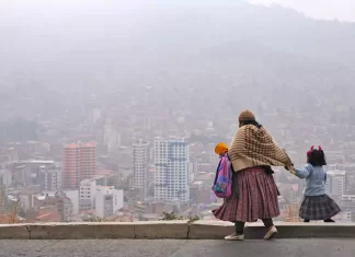 Bolivia cubierta de humo
