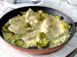 Receta de pollo con brócoli y queso
