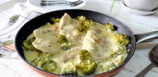 Receta de pollo con brócoli y queso
