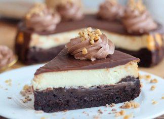 Receta de Brownie chessecake