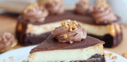 Receta de Brownie chessecake