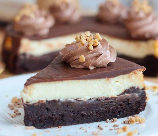 Receta de Brownie chessecake