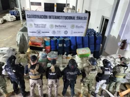 Decomisan en México cuatro mil 700 litros de metanfetamina líquida