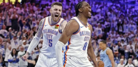 Thunder aplastan a los Grizzlies en un inicio de playoffs histórico: 131-80