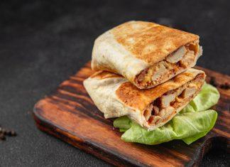 Receta de Burritos de pollo y queso