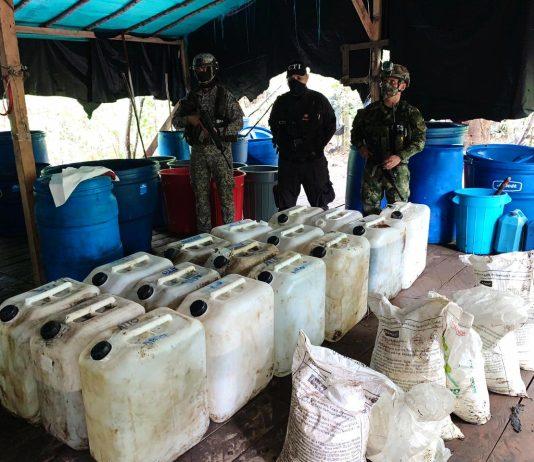 Colombia. Destruidos más de mil 800 laboratorios de cocaína en 2025