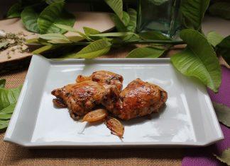 Receta de Churrasquito de pollo al vino blanco
