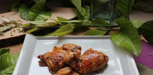 Receta de Churrasquito de pollo al vino blanco
