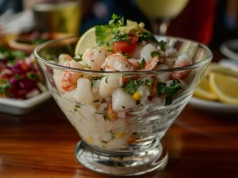 Receta de Ceviche de camarón estilo mexicano