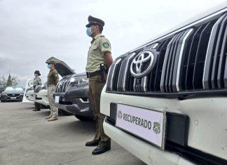 Chile: Desarticulan banda de robo y tráfico de vehículos