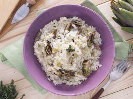 Risotto Cremoso de Limón y Tomillo con Alcachofas Tostadas