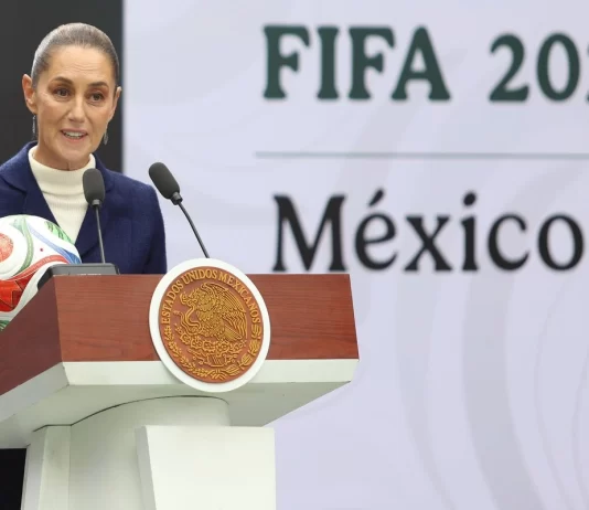 Presidenta de México confirma participación en sorteo del Mundial