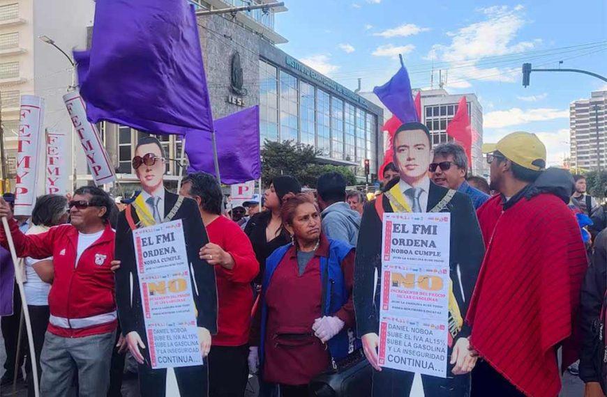 Organización de Ecuador anuncia ruta para revocar mandato de Noboa