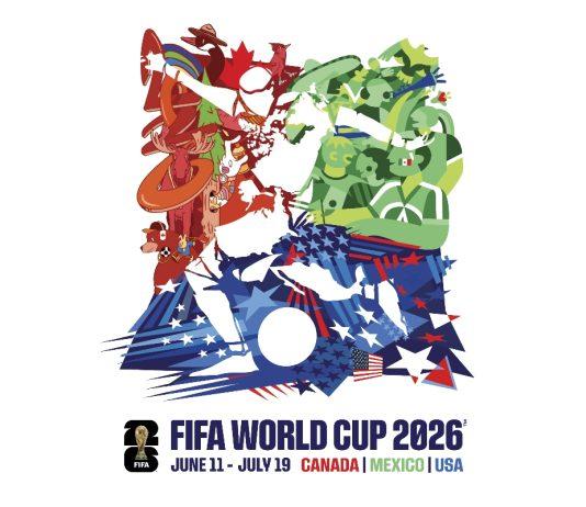 Póster oficial de la Copa Mundial de la FIFA 2026™ resalta la unión