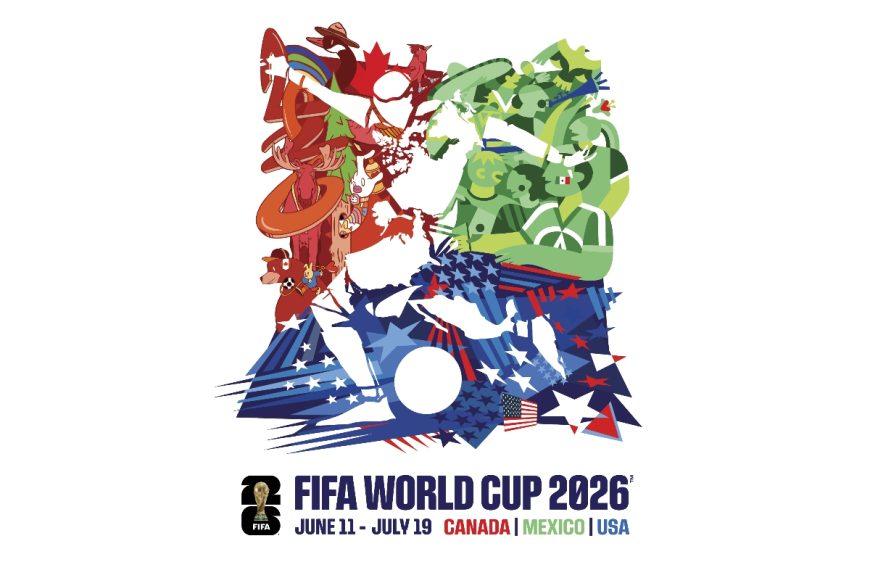 Póster oficial de la Copa Mundial de la FIFA 2026™ resalta la unión
