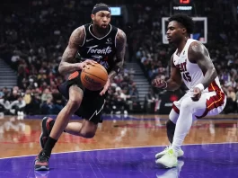 Brandon Ingram anotó 38 puntos y Raptors acarician los playoffs
