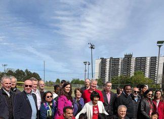 Toronto: inauguran primera minicancha del legado “Fútbol para Todos”