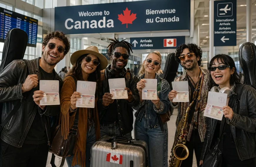 Estamos justo a tiempo para procesar las visas para los artistas del verano