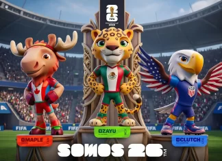 Maple, Zayu y Clutch: las mascotas del Mundial 2026 hacen historia con inteligencia artificial, fútbol y raíces culturales