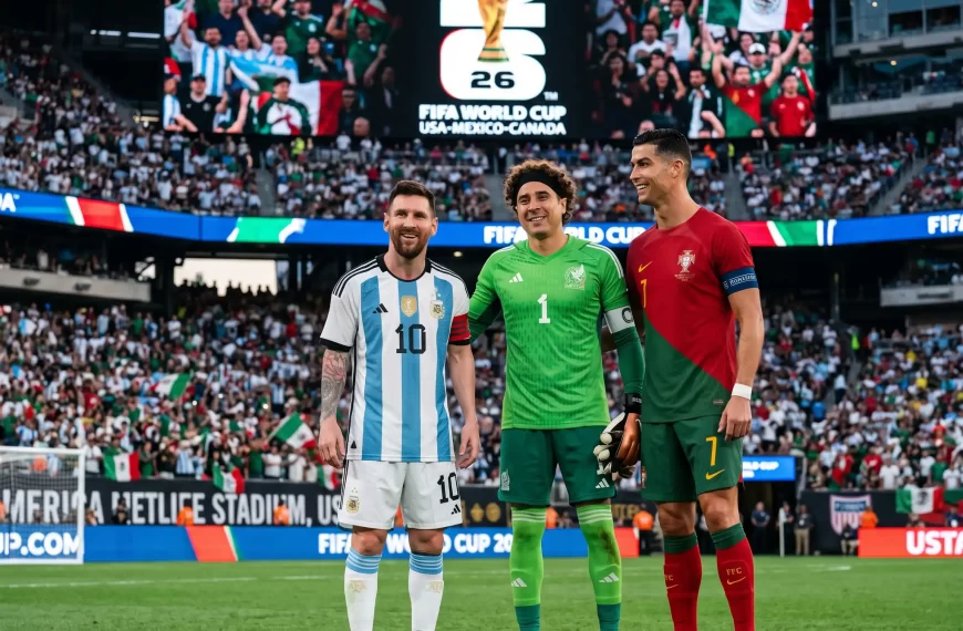 El club de los seis: Messi, Cristiano y Ochoa hacen historia en el Mundial 2026