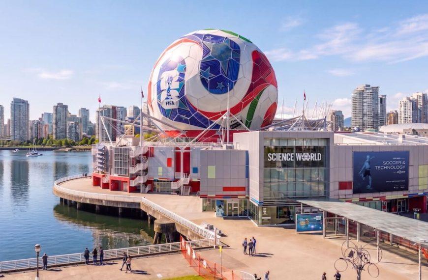 Fútbol y tecnología en el Science World en Vancouver