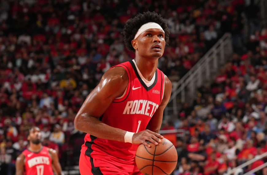 Amen Thompson con los Rockets por largo tiempo