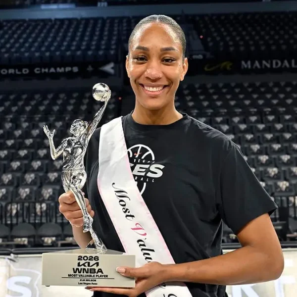 A’ja Wilson logra su quinto premio MVP de la WNBA